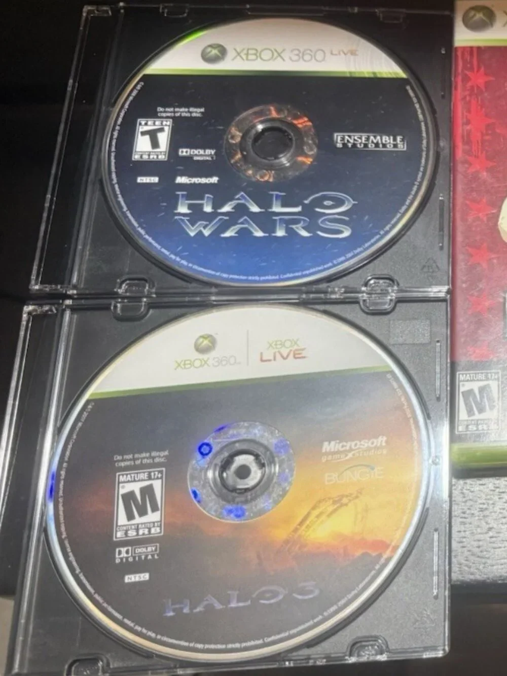 Xbox 360 Jasper Bundle Controller 120GB HDD HDMI NTSC Halo Bundle + Red Dead
